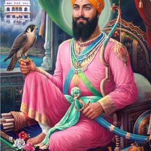 Guru Har Rai Sahib Ji Sacred Artwork • Sikh Art Print • Spiritual Wall Decor
